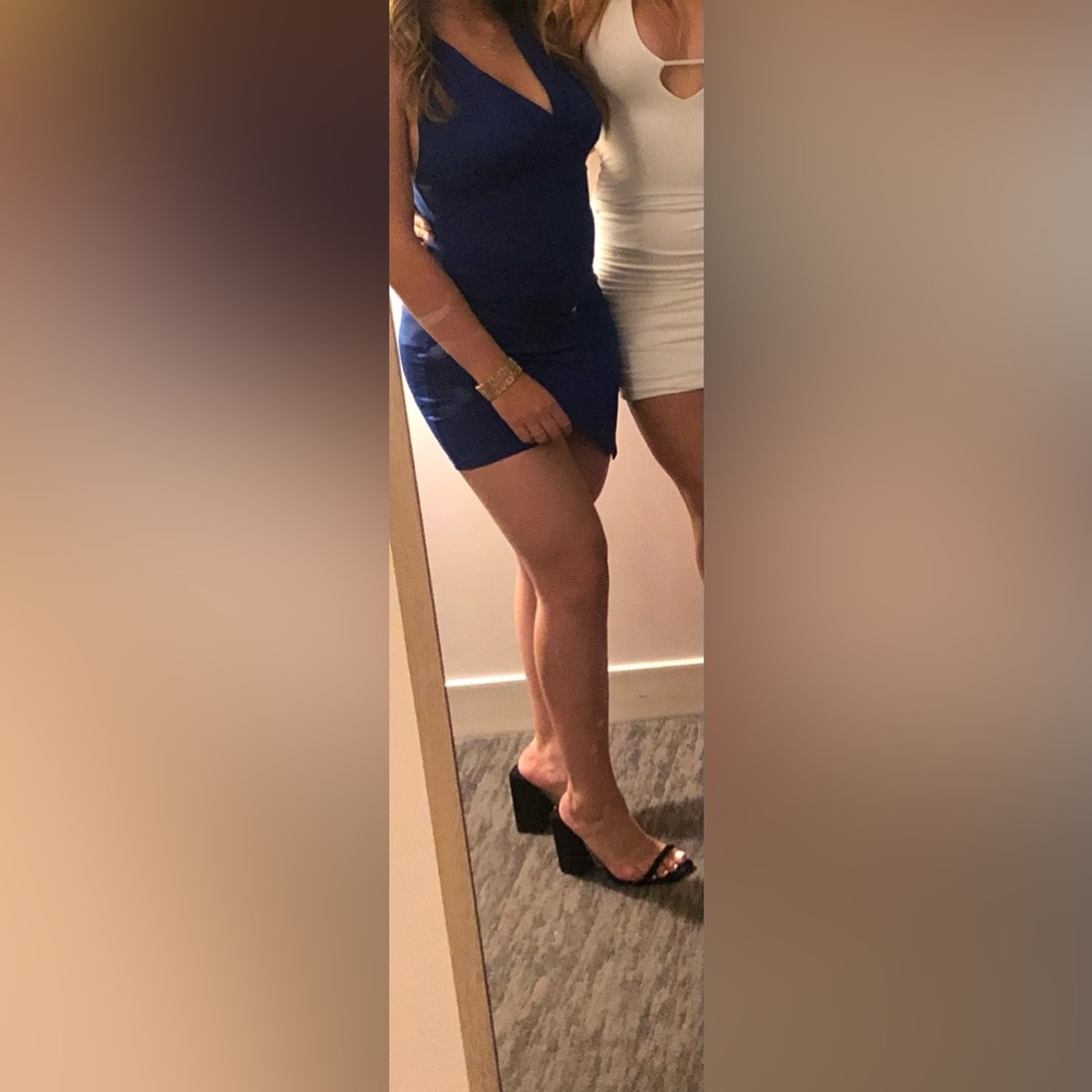 Windsor blue mini dress